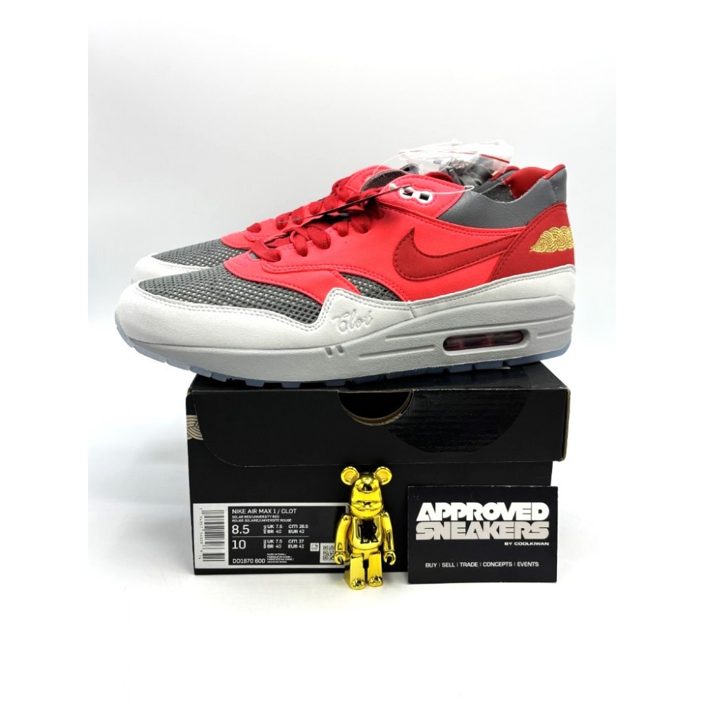 Nike Air Max 1 CLOT Kiss of Death Solar Red DD1870-600