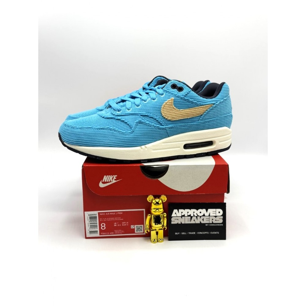 Nike Air Max 1 Corduroy Baltic Blue FB8915-400