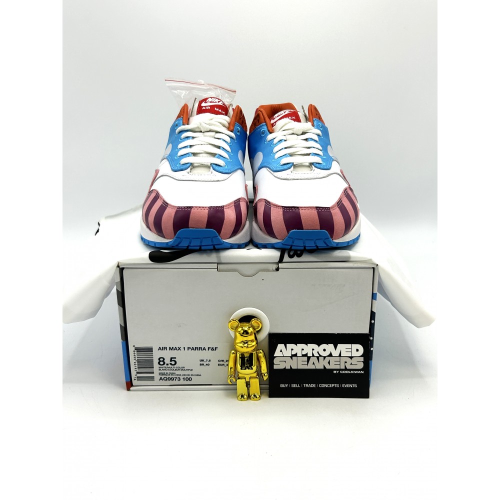 Nike Air Max 1 Parra (2018) (Friends and Family) AQ9973-100 Production Sample