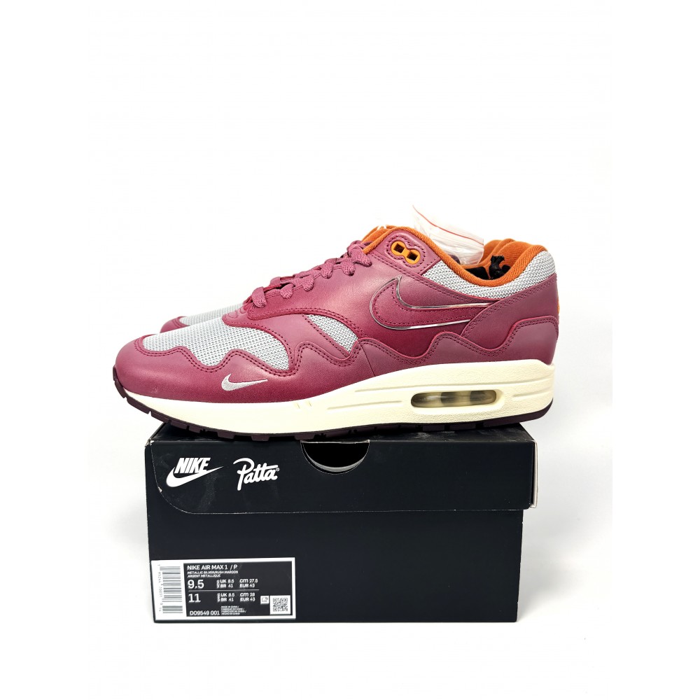 Nike Air Max 1 Patta Waves Rush Maroon DO9549-001