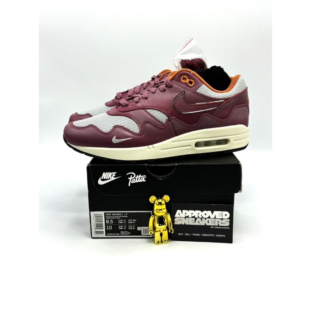 Nike Air Max 1 Patta Waves Rush Maroon DO9549-001