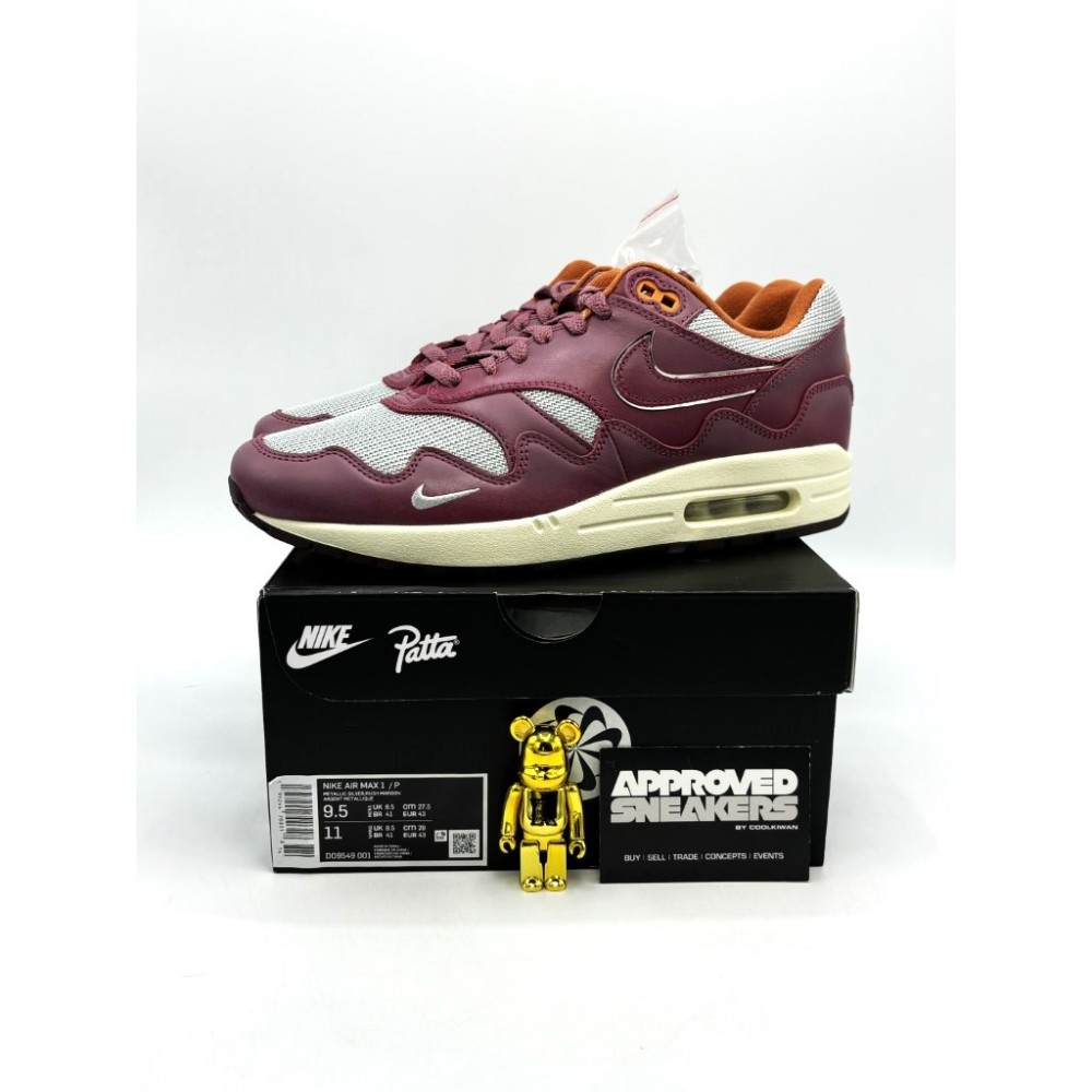 Nike Air Max 1 Patta Waves Rush Maroon DO9549-001