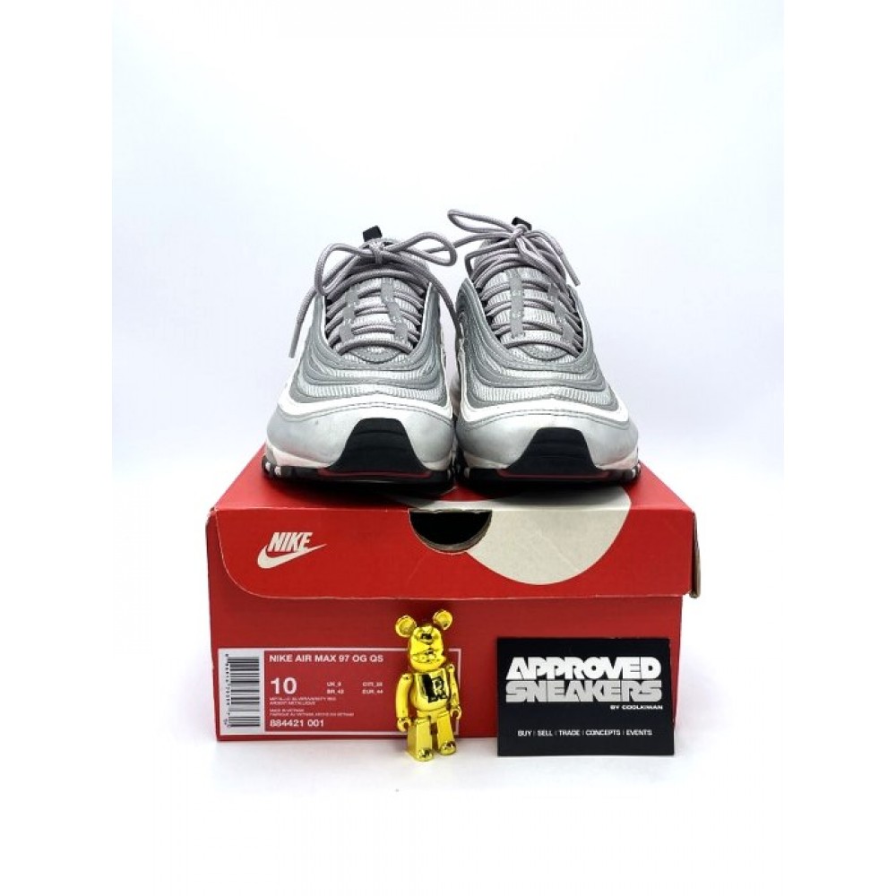 Nike Air Max 97 OG QS Silver Bullet 884421 001 Italian Release with Extra's