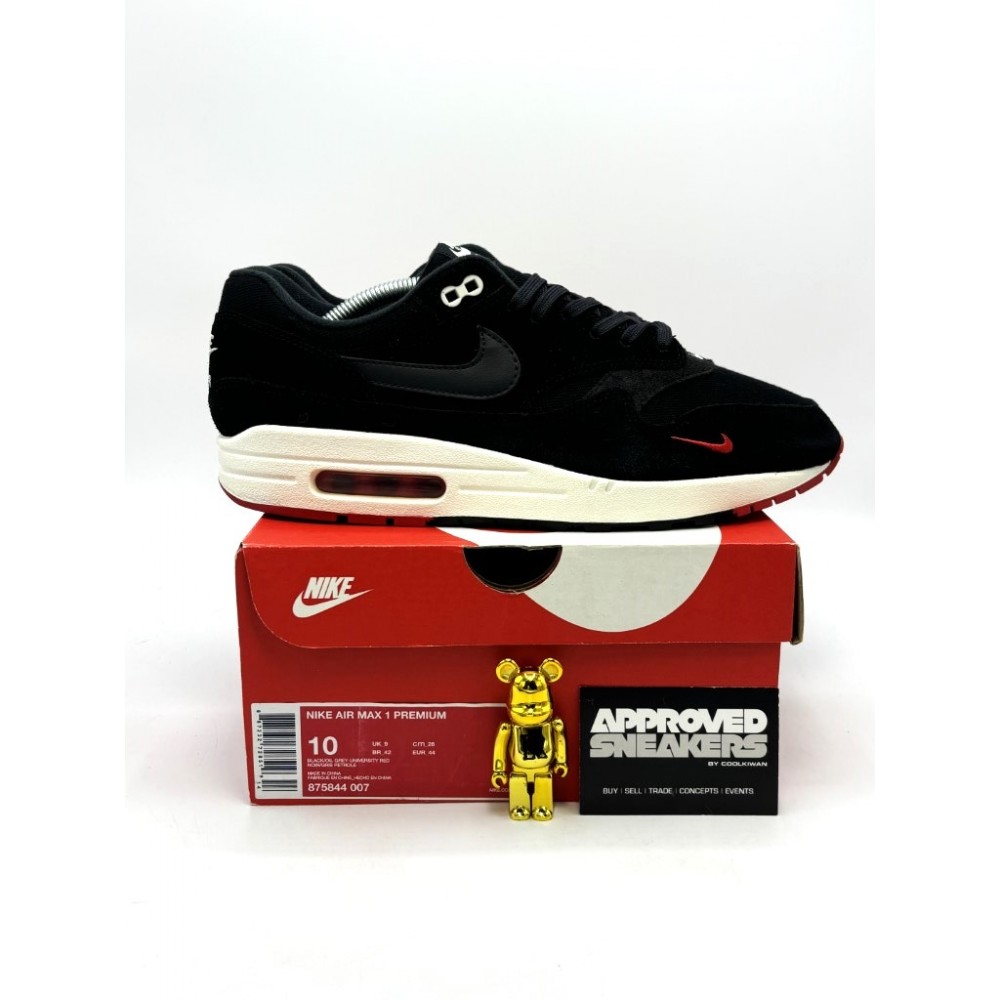 Nike Air Max 1 Mini Swoosh Bred 875844-007