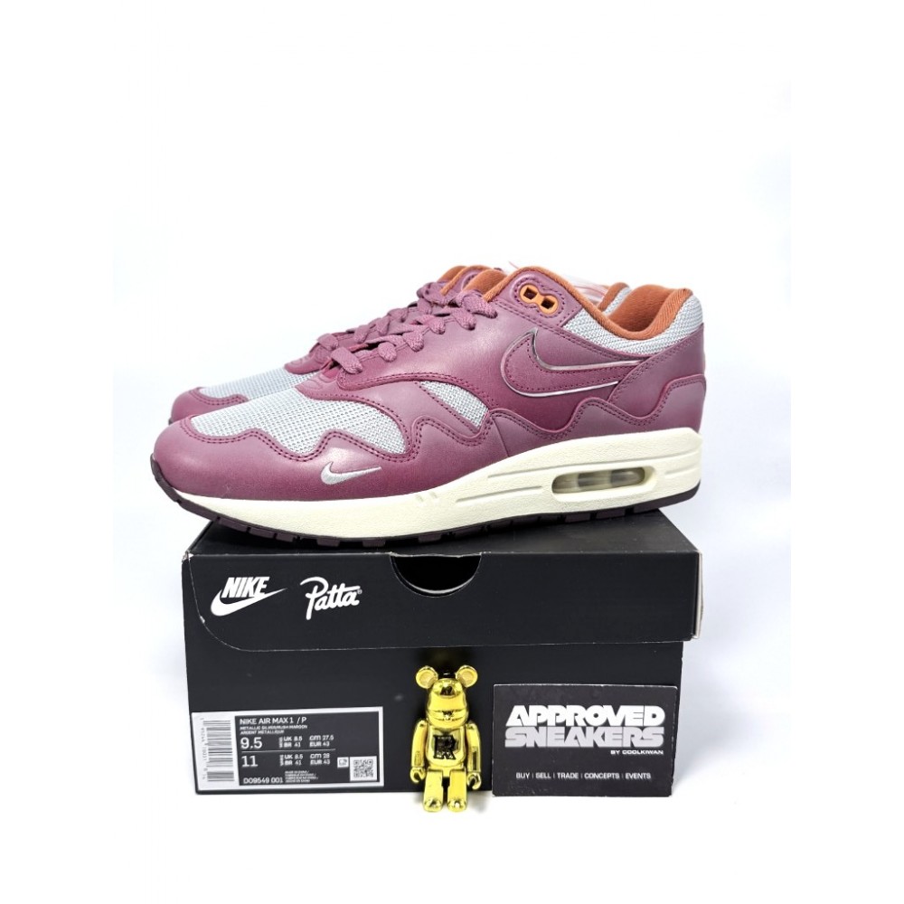 Nike Air Max 1 Patta Waves Rush Maroon DO9549-001