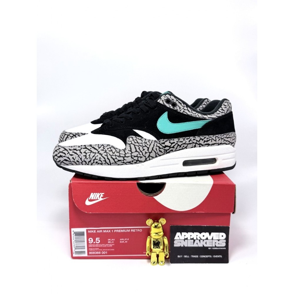 Nike Air Max 1 Premium Retro Atmos Elephant 2017 908366 001