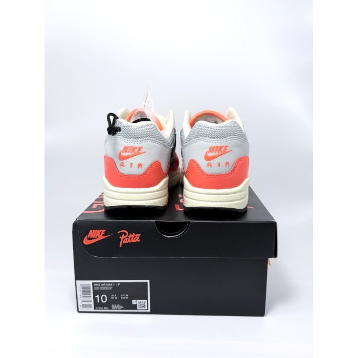 Nike Air Max 1 Patta Waves Hyper Crimson Pure Platinum (With Bracelet) II7055-800