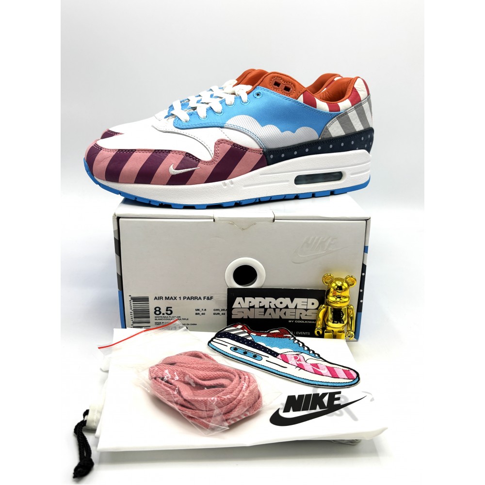 Nike Air Max 1 Parra 2018 Friends and Family AQ9973 100