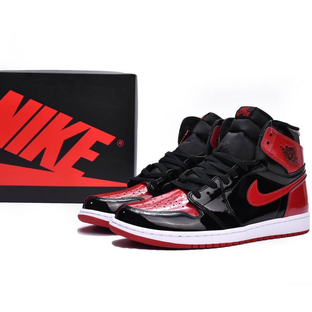 Nike Air Jordan 1 Retro High OG Patent Bred 555088-063 