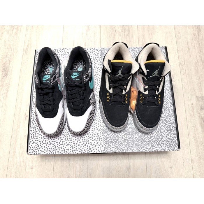 Nike Air Jordan 3 Retro & Nike Air Max 1 Atmos Pack