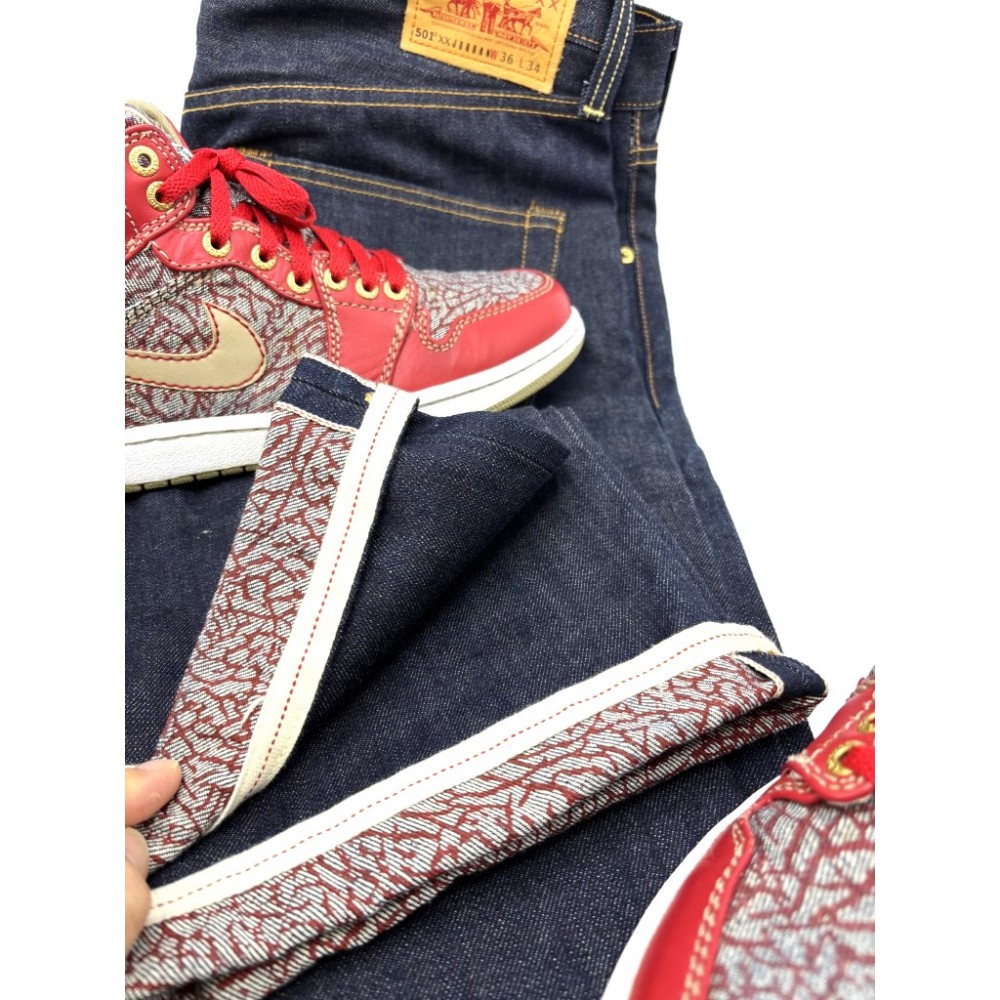 Nike Air Jordan 1 Retro Levi's 23 / 501 Denim Pack 332083-435 NR 813 of 2323