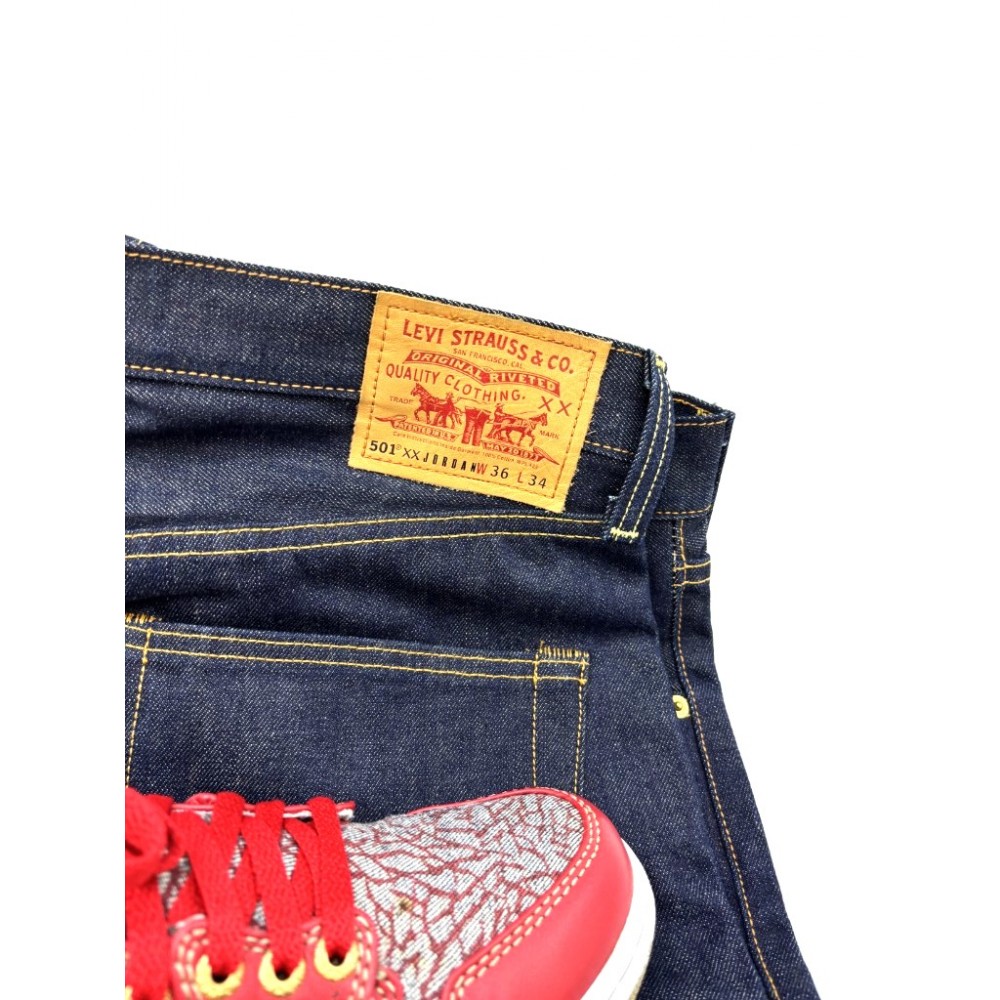Nike Air Jordan 1 Retro Levi's 23 / 501 Denim Pack 332083-435 NR 813 of 2323