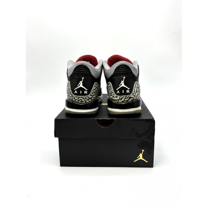 Nike Air Jordan 3 Retro GS black Cement 398614-010