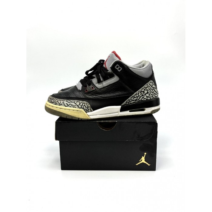 Nike Air Jordan 3 Retro GS black Cement 398614-010 39