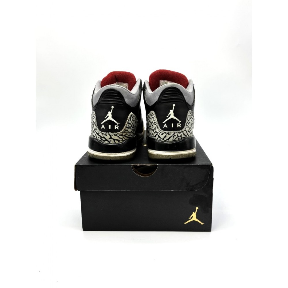 Nike Air Jordan 3 Retro GS black Cement 398614-010 39
