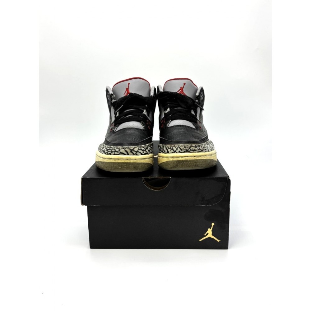 Nike Air Jordan 3 Retro GS black Cement 398614-010 39