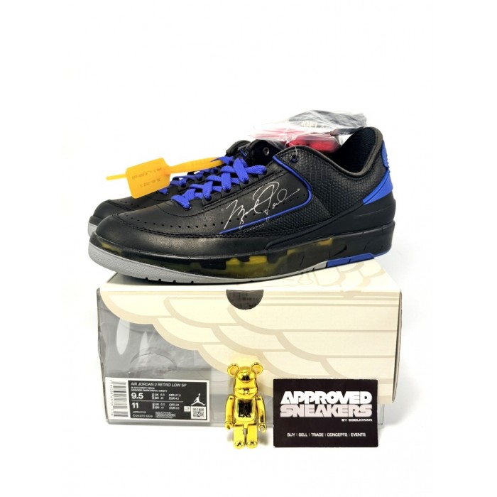 Nike Air Jordan 2 Retro Low SP Off-White Black Blue DJ4375-004
