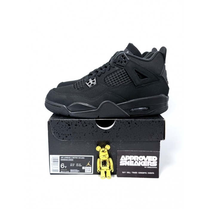 Nike Air Jordan 4 Retro Black Cat (2025) (GS) IB4171-010