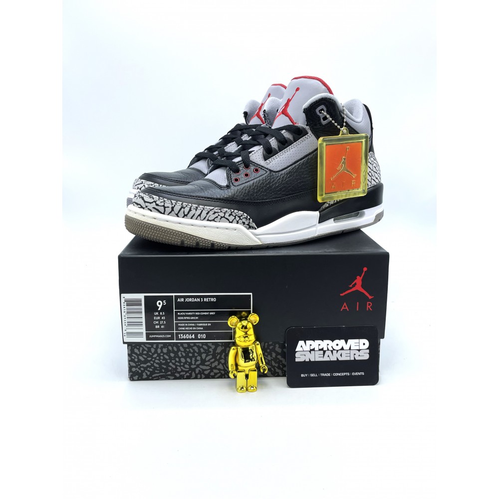 Nike Air Jordan 3 Retro Black Cement (2011) 136064-010
