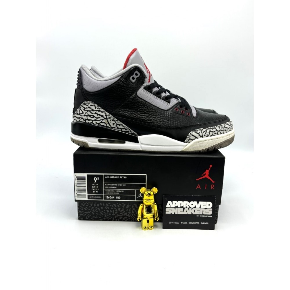 Nike Air Jordan 3 Retro Black Cement (2011) 136064-010