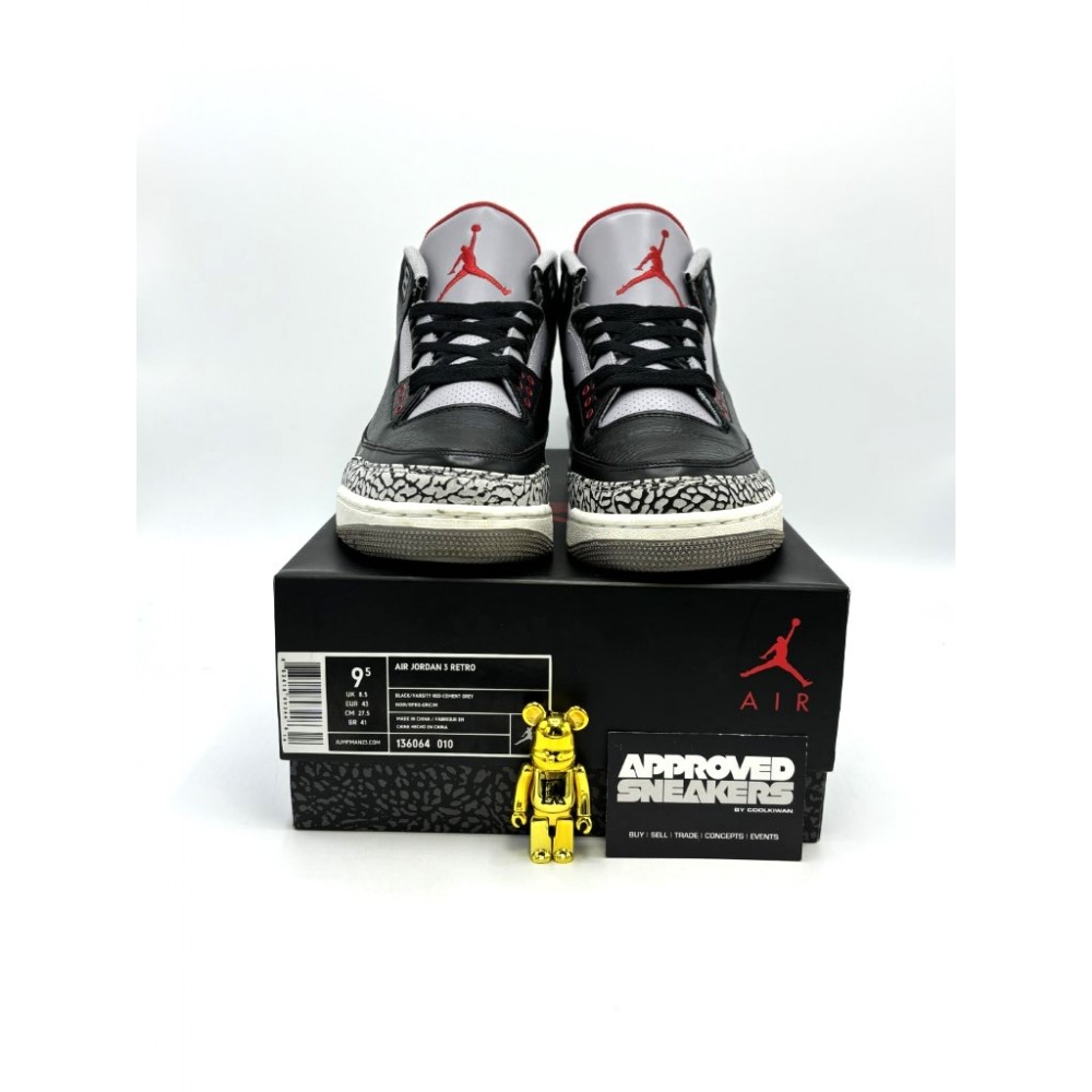 Nike Air Jordan 3 Retro Black Cement (2011) 136064-010