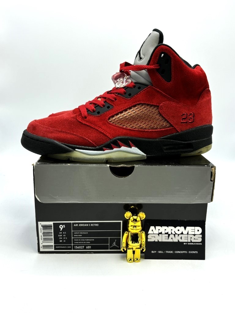 Bull Red Raging Bull Aj5 Air Jordan Retro Raging Bull Red Suede