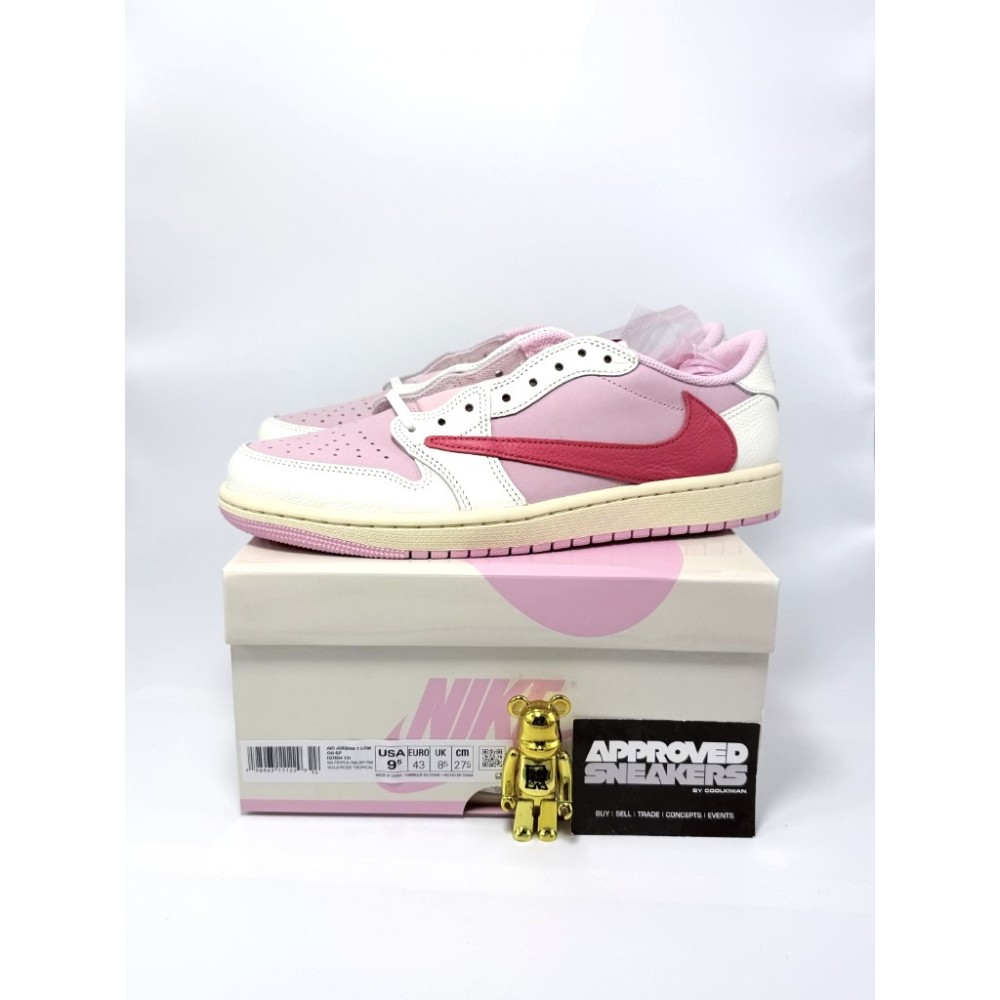 Nike Air Jordan 1 Retro Low OG SP Travis Scott Sail Tropical Pink IQ7604-101
