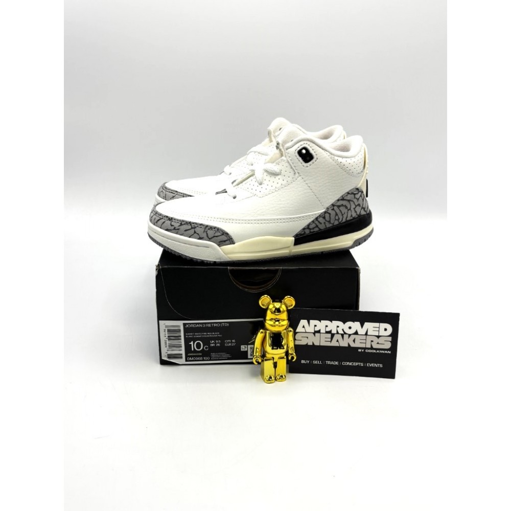 Nike Air Jordan 3 Retro White Cement Reimagined (TD) DM0968-100