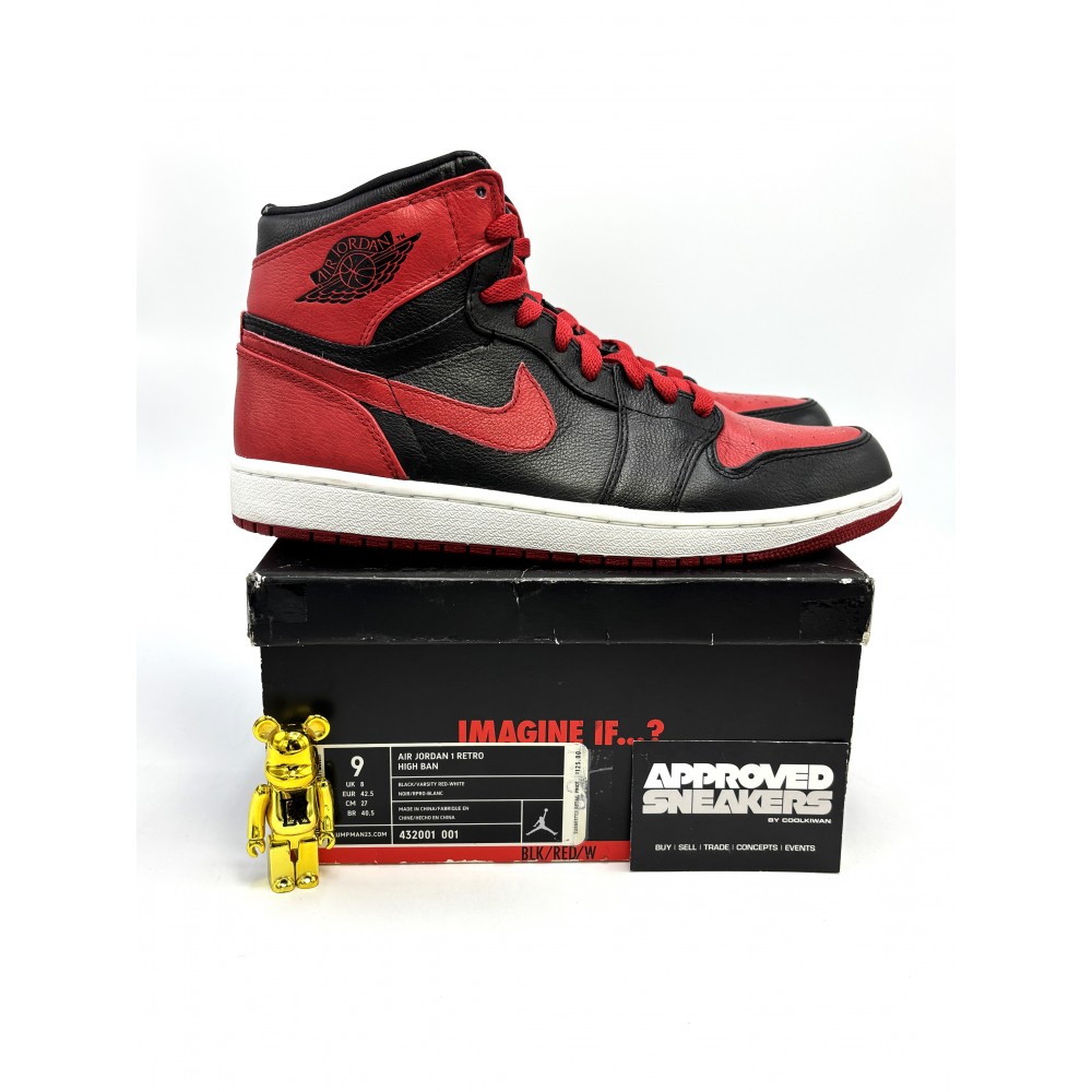 Nike Air Jordan 1 Retro High Banned Real Banned (2011) 432001-001