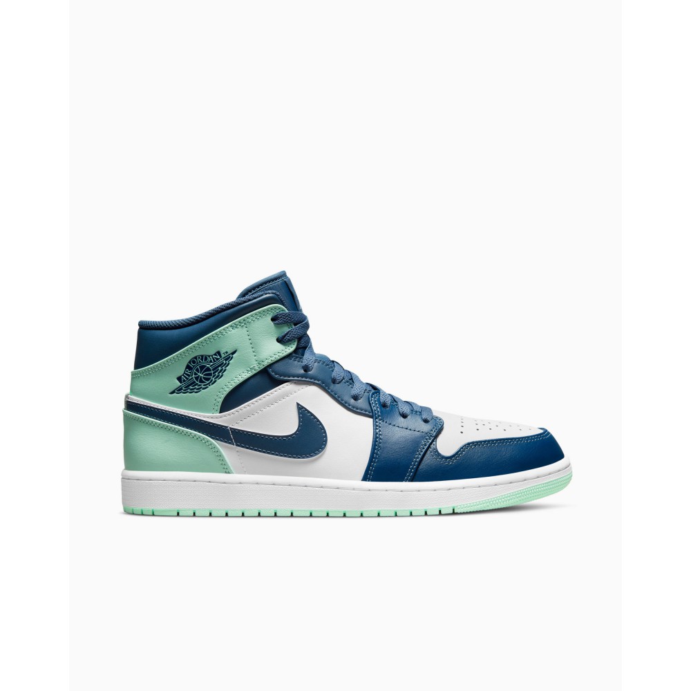 Nike Air Jordan 1 Mid Mystic Navy Mint Foam 554724-413 Nike Air Jordan 1 Mid Mystic Navy Mint Foam 554724-413