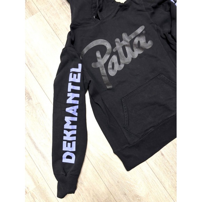Patta x Dekmantel Script Logo Black Hoodie