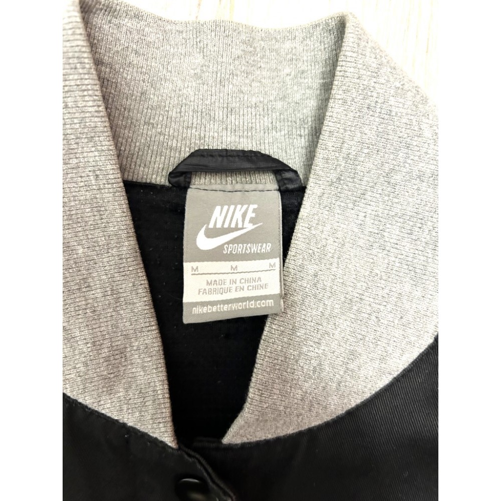 Nike NSW black Grey Bomber Jacket wmns