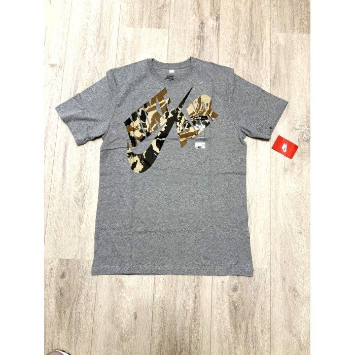 Nike Grey camo swoosh tshirt