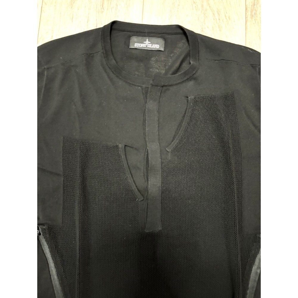 Stone Island Shadow Project Black long Sleeve cardigan