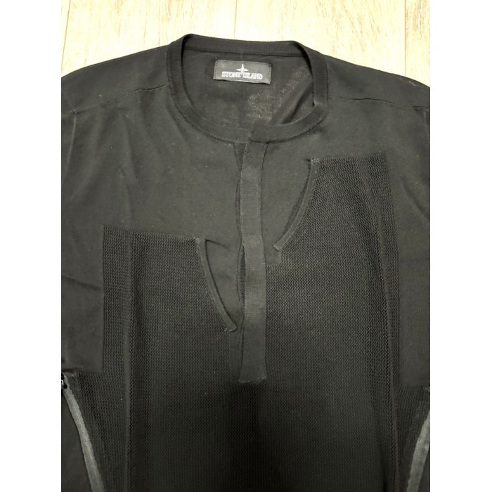 Stone Island Shadow Project Black long Sleeve cardigan