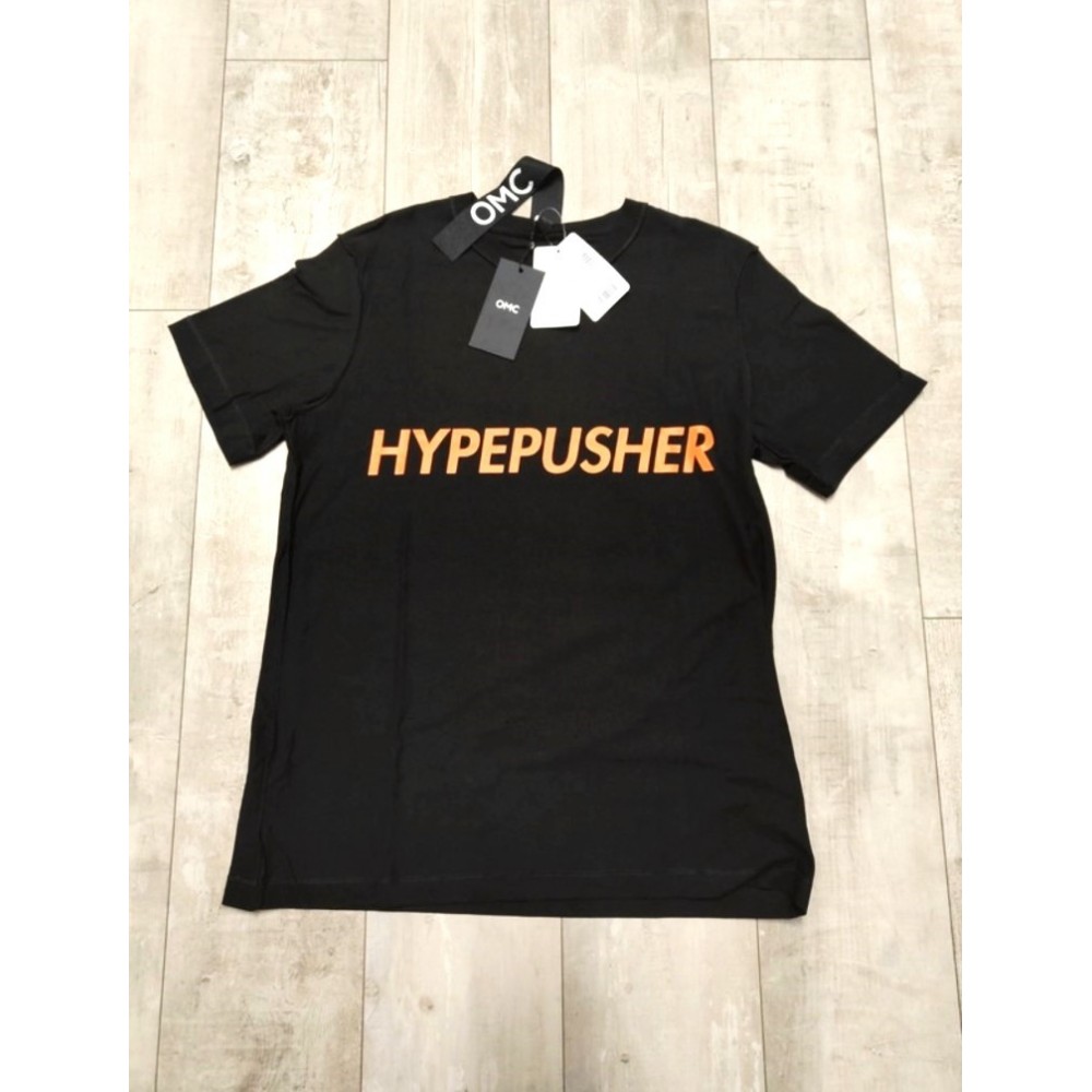 OMC Hypepusher black orange tshirt