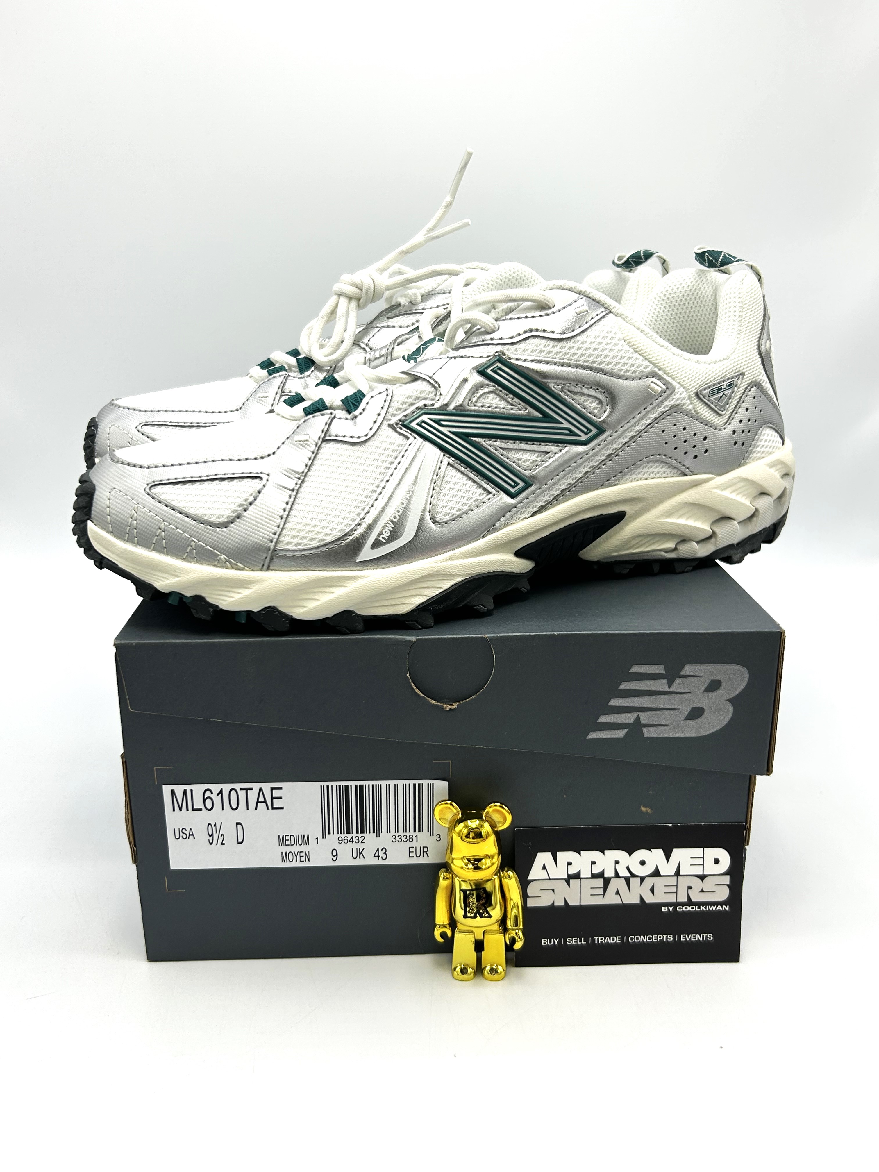 ★NEW BALANCE★ML610TAE★ New Balance ML610TAE Silver MENS SIZE Trail Running Shoes