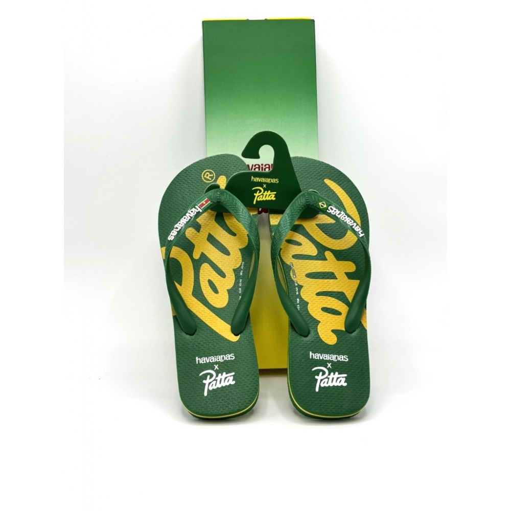 Havaianas x Patta Green Slippers