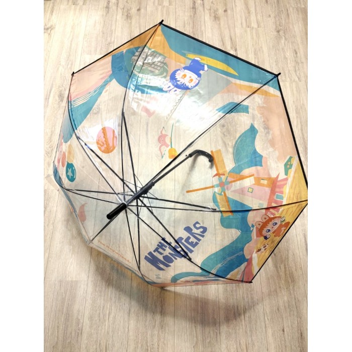 Labubu The Monsters Umbrella Transparent