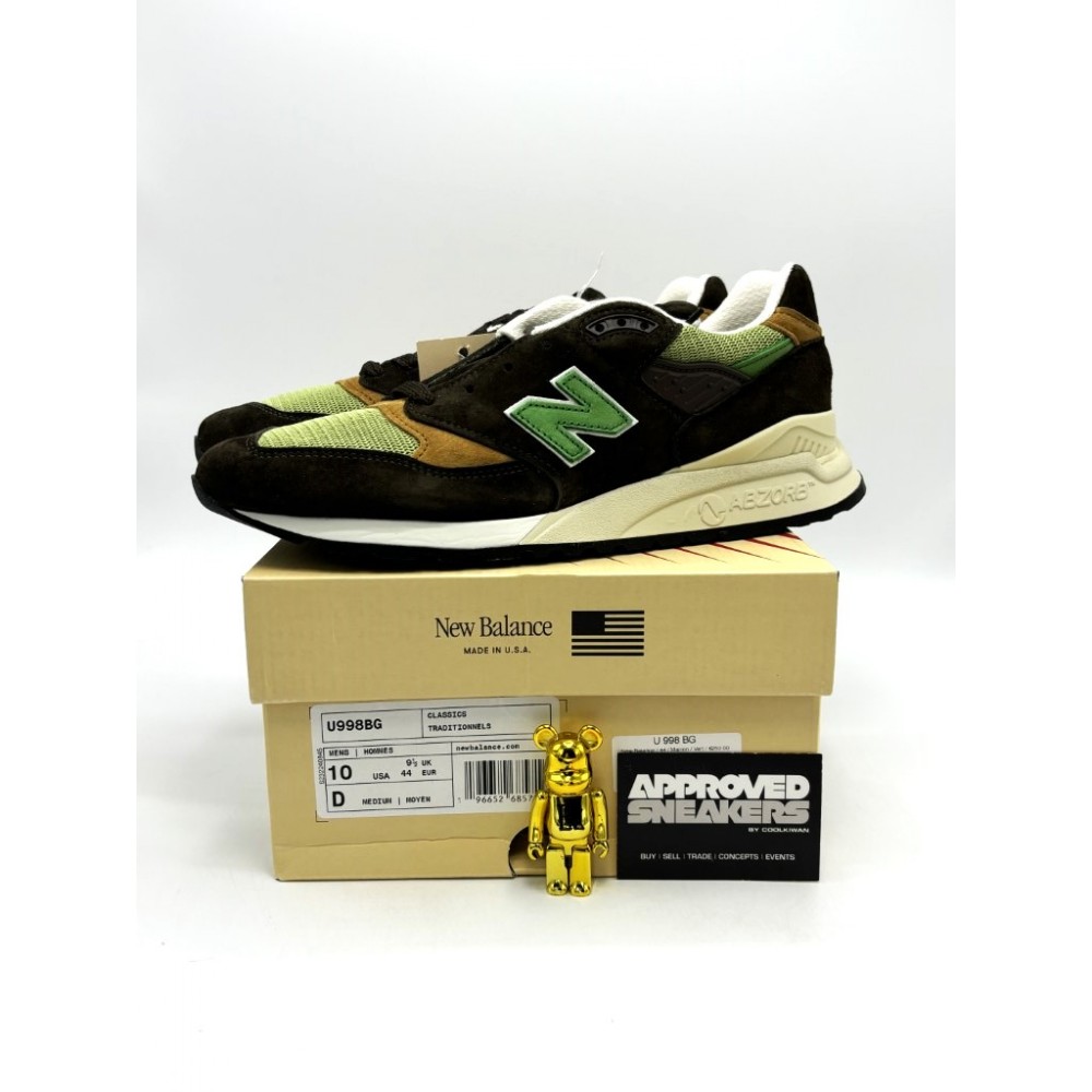 New Balance 998 MiUSA Teddy Santis Brown Green U998BG