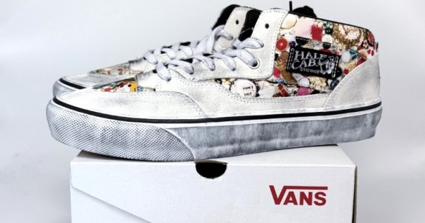 Vans Half Cab Supreme x Mike Kelley White