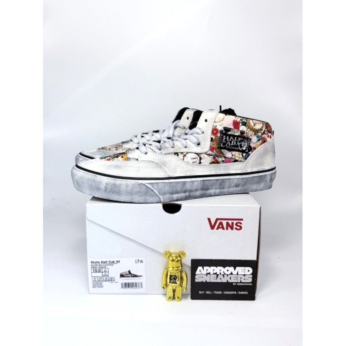 Vans Half Cab Supreme x Mike Kelley White