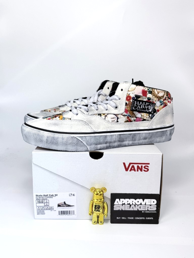 Vans Half Cab Supreme x Mike Kelley White