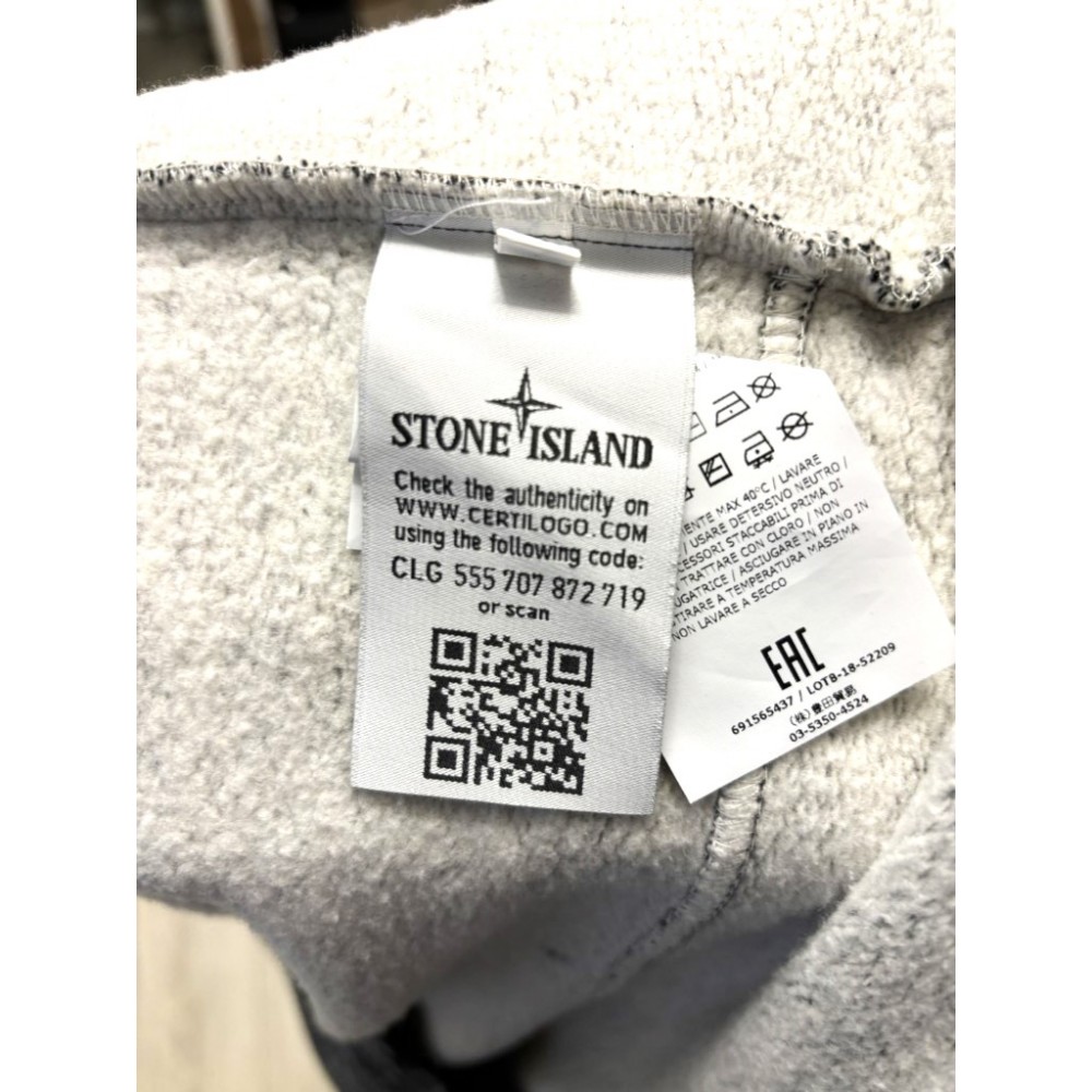 Stone Island Chest Pocket Melange Sweatshirt 691565437 V0065