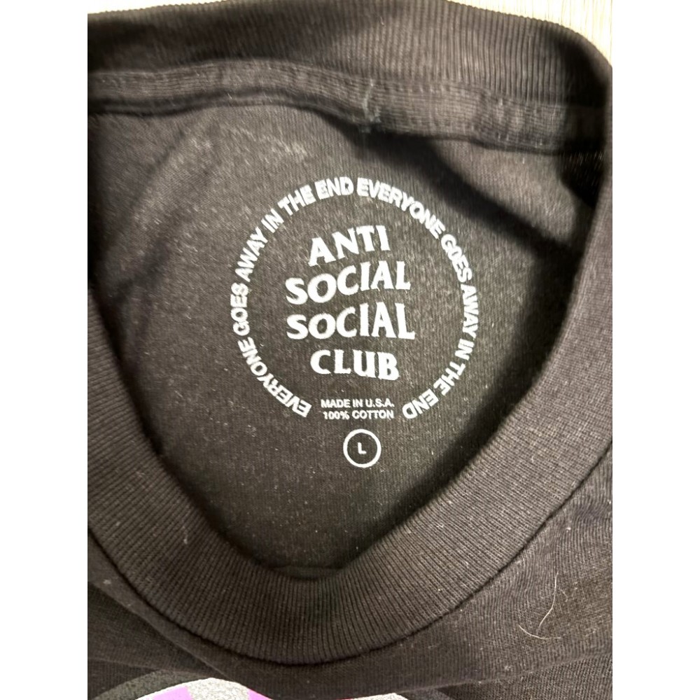 Anti Social Social Club ASSC Called Interference Black Tee