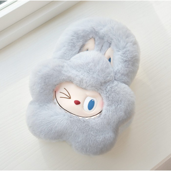 Labubu The Monsters Blue Fluffy Bag 