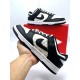 Nike Dunk Low Retro White Black customized Approved Sneakers