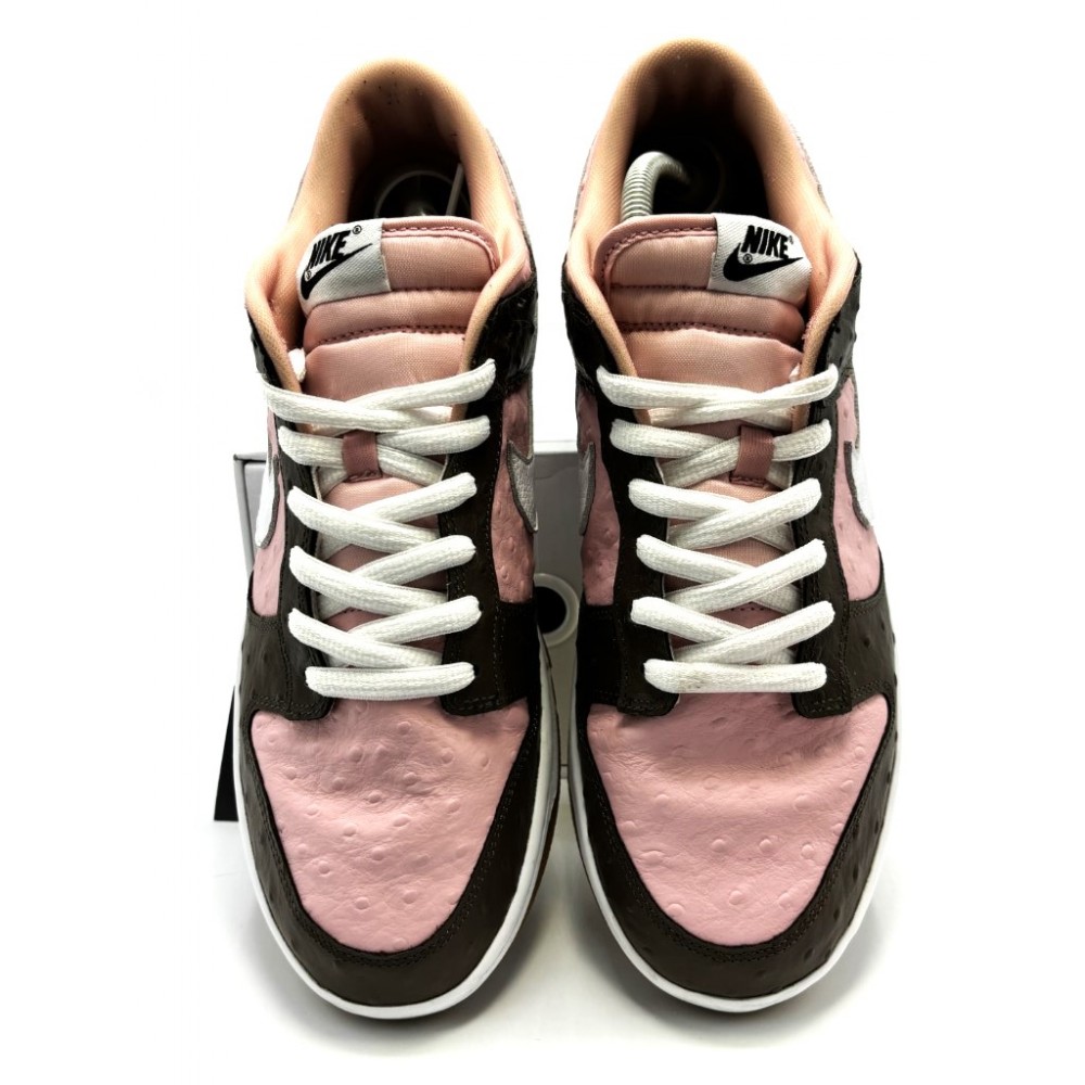 Nike Dunk By You Pink Brown Stussy