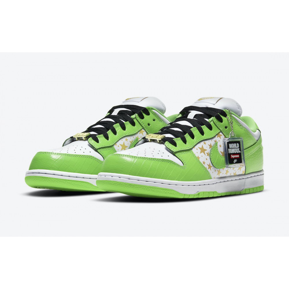 Nike Dunk SB Low Supreme Stars Mean Green DH3228-101