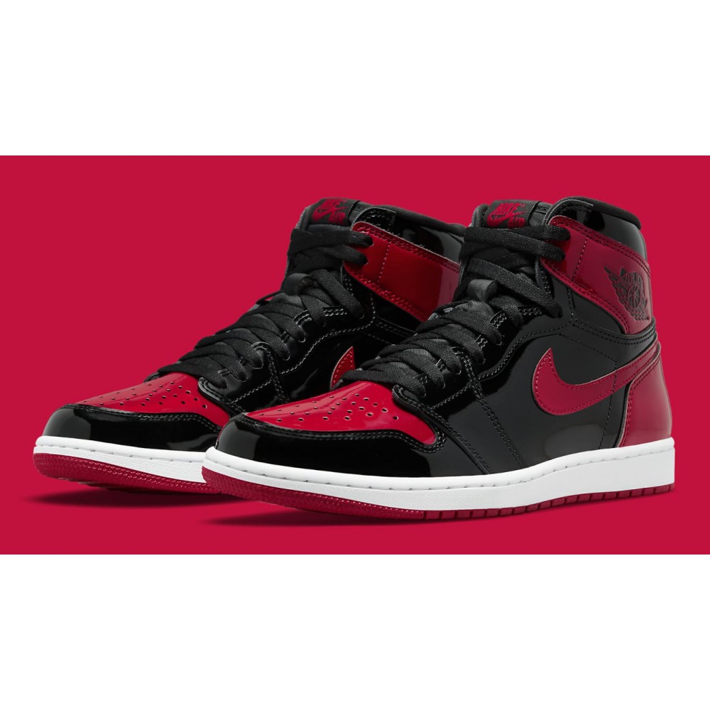Nike Air Jordan 1 Retro High OG Patent Bred 555088-063 Nike Air Jordan 1 Retro High OG Patent Bred 555088-063